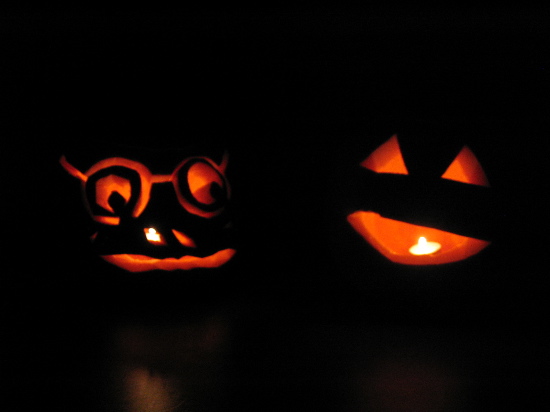 dark and happy!